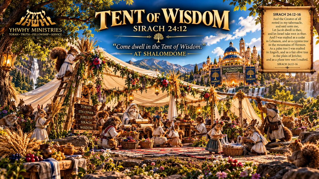 tent of wisdom at shalomdome